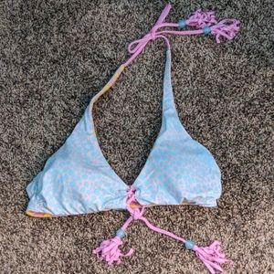 Victoria Secret Swim Top Reversible L